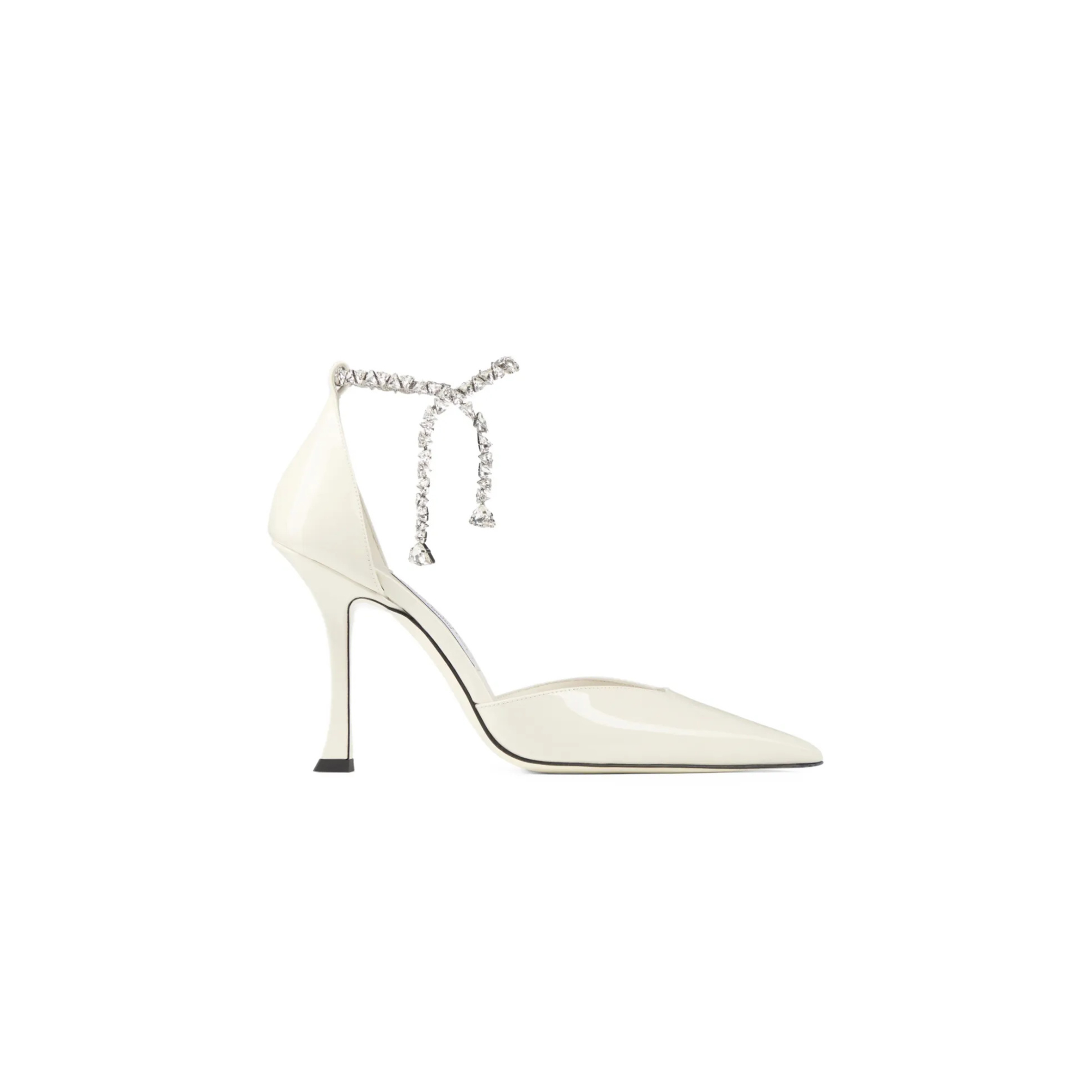 JIMMY CHOO 100MM STEVIE CRYSTAL-EMBELLISHED PUMPS 